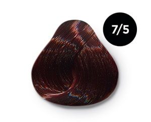 OLLIN color 7/5 русый махагоновый 60мл перманентная крем-краска для волос 